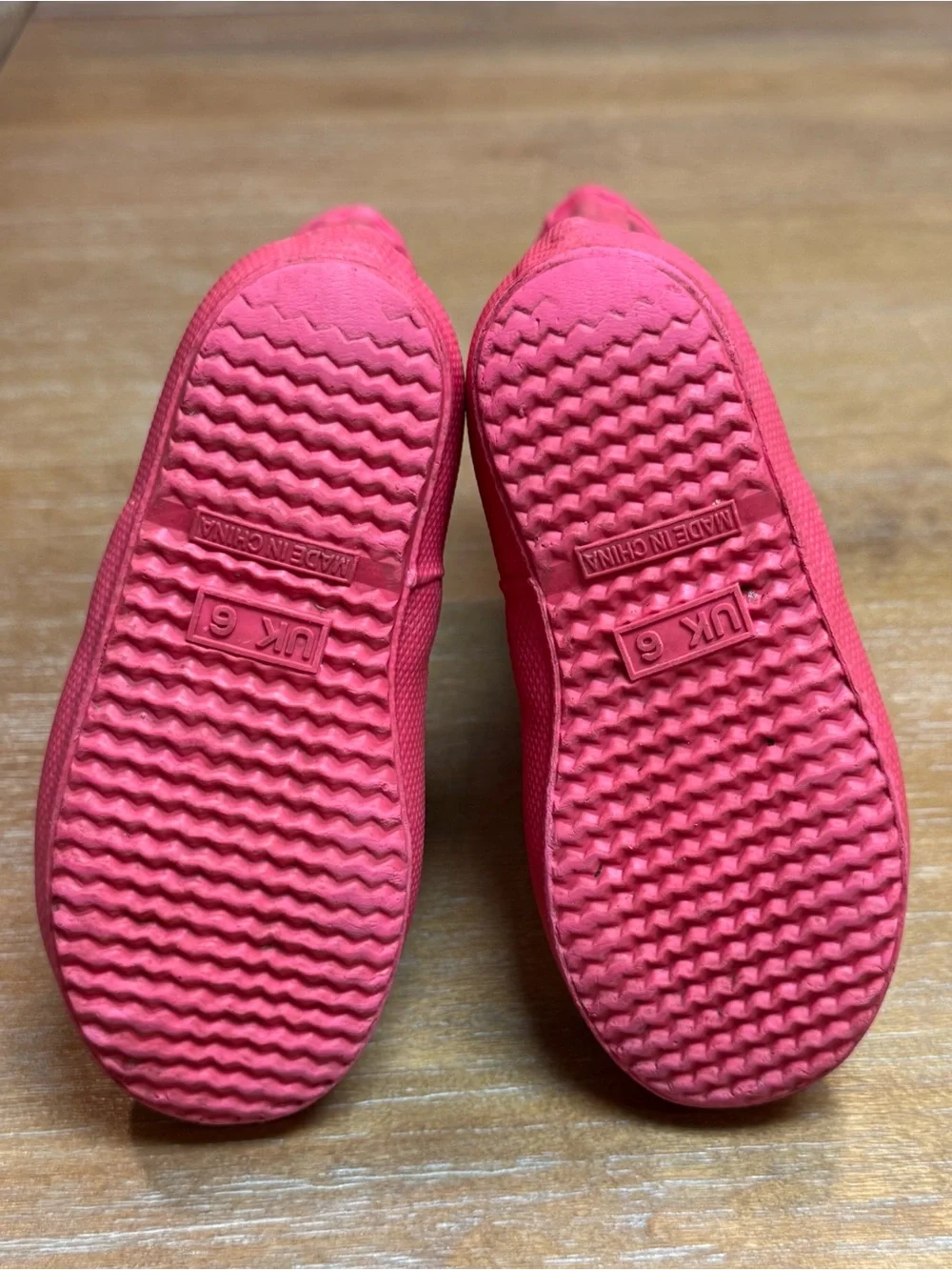 Hunter Kids First Classic Rain Boots Hybrid Print in Arcade Pink Waterproof Sz 7